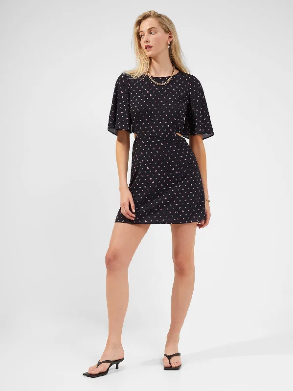 Augustine Verona Crepe Mini Dress Cozy Cotton Mini Dress