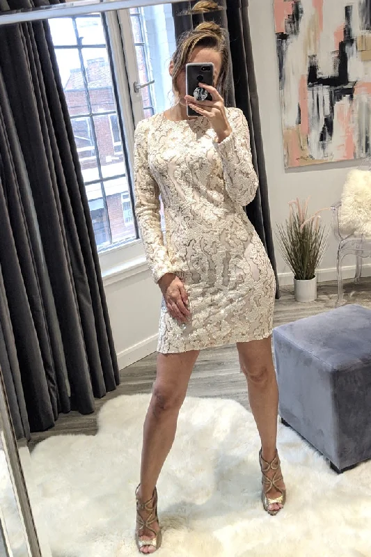 BLAIR SEQUIN MINI DRESS Comfortable Boho Mini Dress