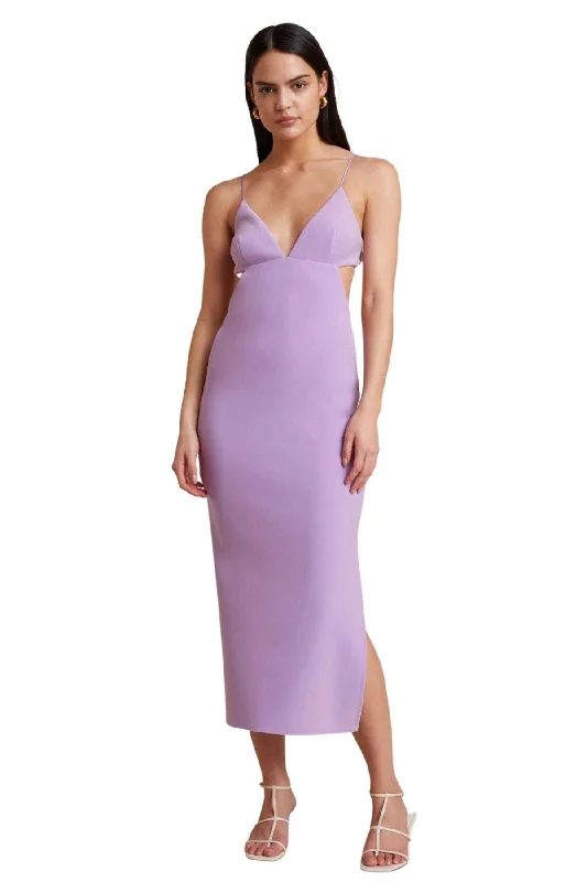 BUY IT BEC AND BRIDGE Ella Midi Dress (Lilac) Stylish Vintage Midi Dress