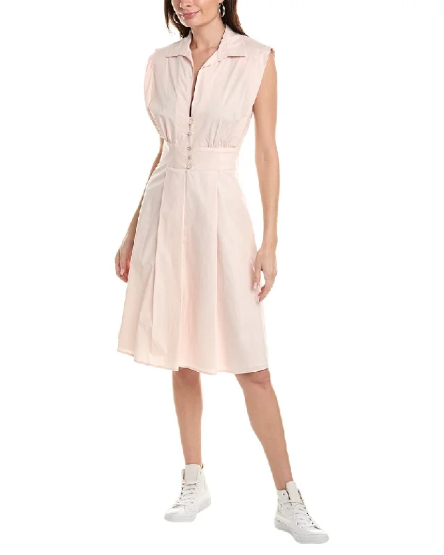 Finley Ladylike Mini Dress Comfortable Linen Mini Dress