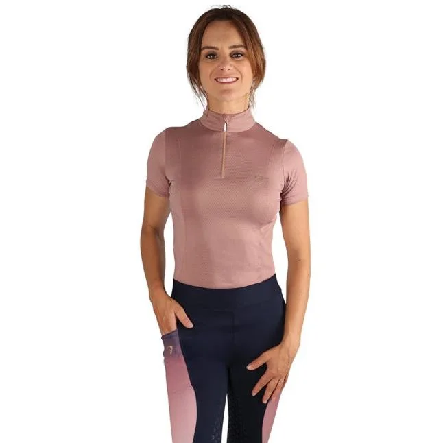 Hy Equestrian Elevate Sports Shirt Casual Short Sleeve Top