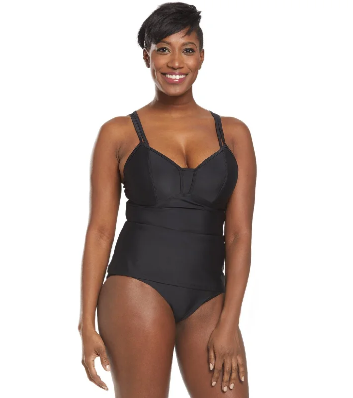 Lole Azura Tankini Top Black Classic Monokini Design