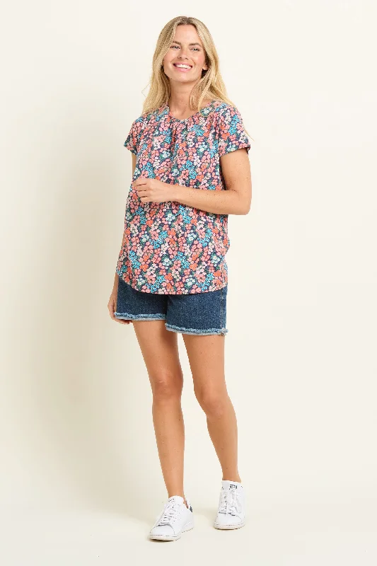 Millie T- Shirt Casual Boxy Short Shirt