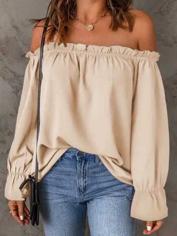 Solid Color Chiffon Shirt Comfortable Stretch Short Shirt