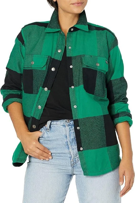 Women’s DuraTech Renegade Flannel Shirt - Kelly Green Stylish Crew Neck Shirt