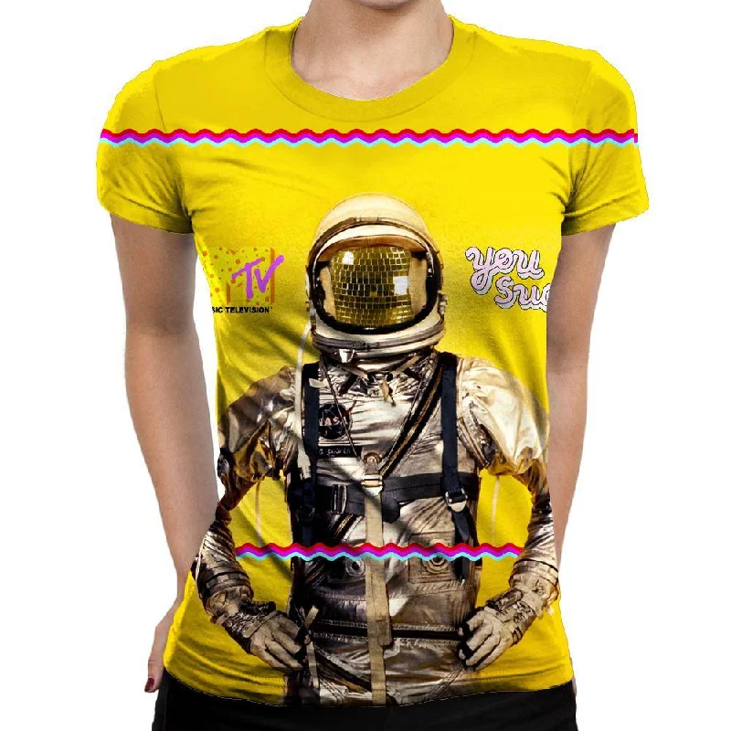 81sAstronaut Womens T-Shirt Plaid T-Shirt Polka Dot Checkered