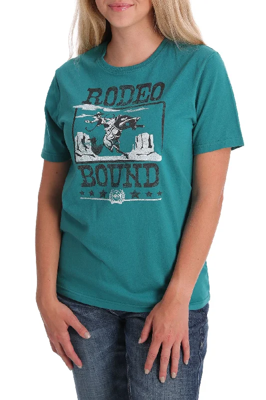 Cinch Women's RODEO BOUND Tee Hooded Caped Shawl Collar