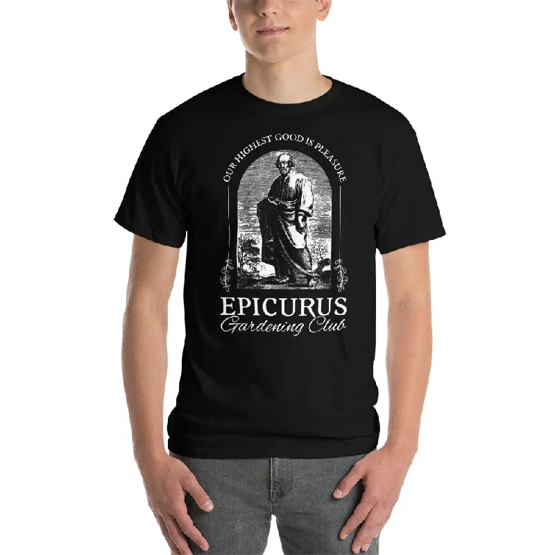 Epicurus Gardening Club - Plus-Sized T-Shirt Rayon Velvet Corduroy