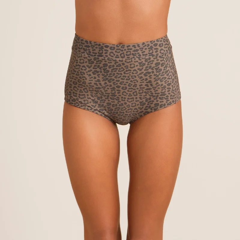 Abysse Hoffman Swim Short - Leopard Retro-Inspired Bikini Set