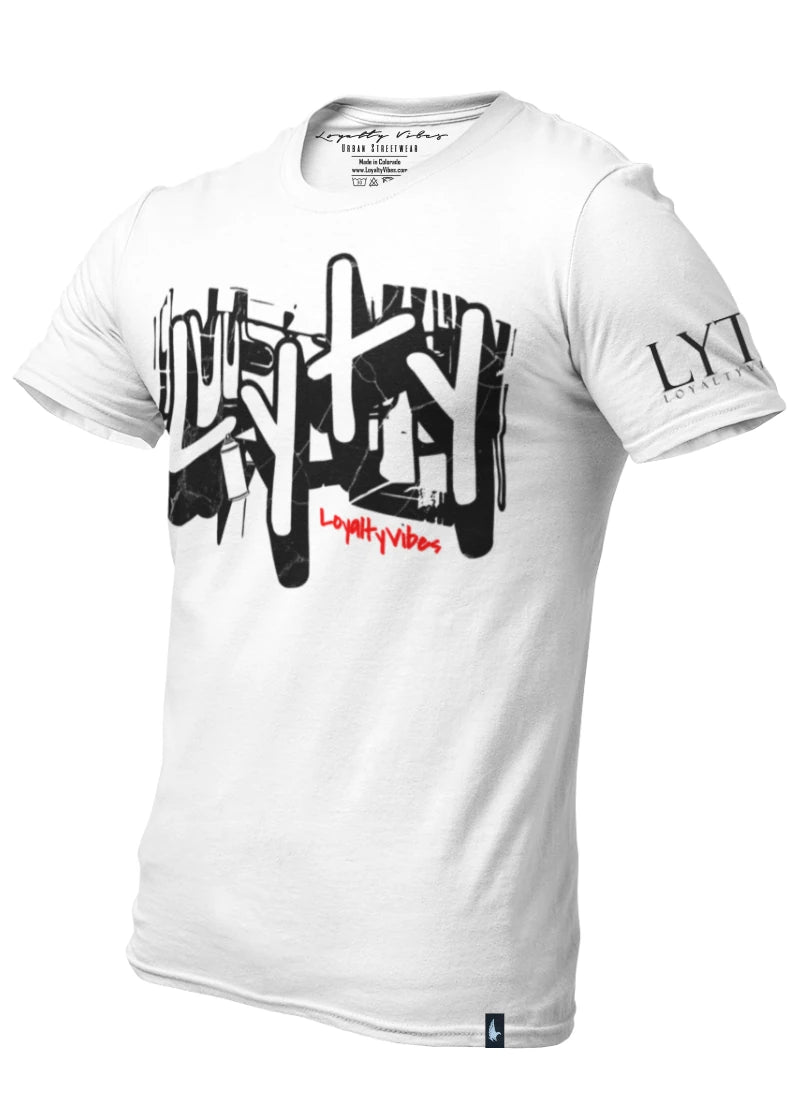 Graffiti T-Shirt Elasticated Padded Insulated