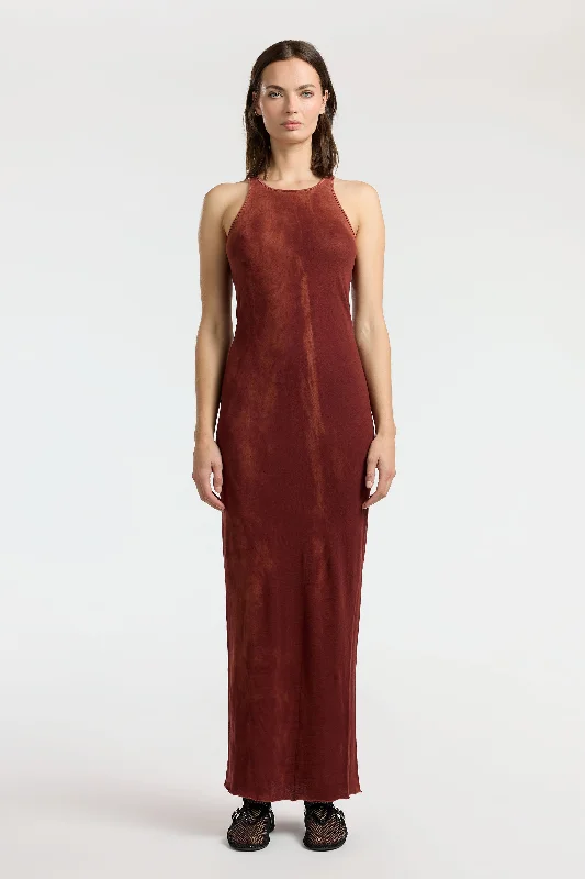 Marbella Maxi Dress Elegant Maxi Dress with Drapes