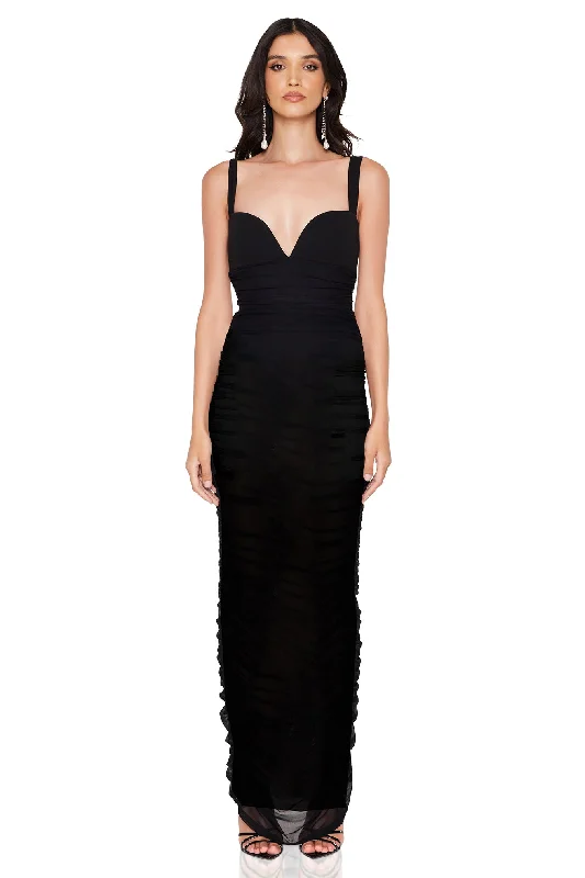 Nookie Marlowe Maxi Dress - Black Fashionable Sleeveless Maxi Dress