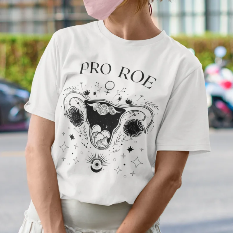 Pro Roe Celestial Uterus T-Shirt Elasticated Padded Insulated