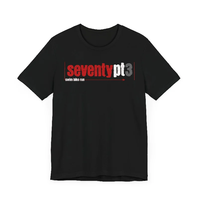 Seventy Point Three 70.3 - Swim Bike Run - Unisex Bold Swimsuit Design