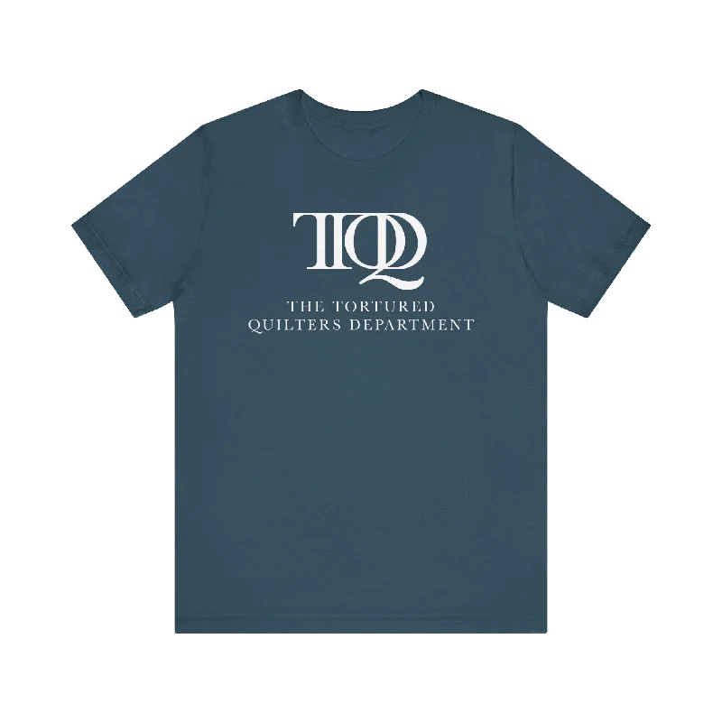 The Tortured Quilters Department Unisex Jersey Crew Neck Short Sleeve Tee Cotton Fabric Linen Fabric Terry Fabric