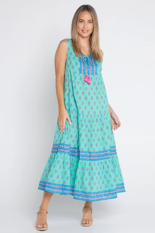 Toronto Maxi Dress - Sea Comfortable Maxi Dress with Slits