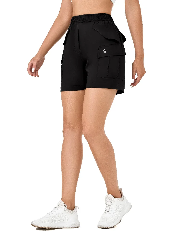 Women's Hiking Cargo Shorts Athletic Swim Board Beach Shorts Elegant Swim Dress