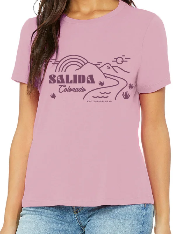 Women's Salida Desert T-shirt - Relaxed - Cotton Fleece Fabric Down Fabric Feather Fabric