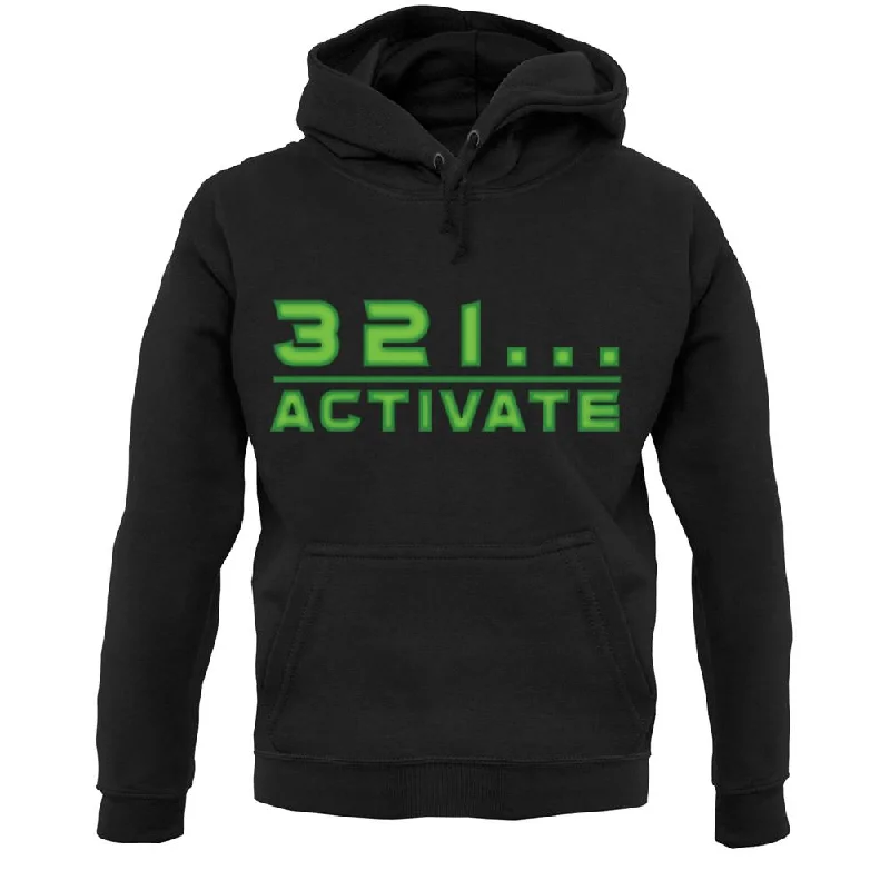 321â€¦Activate Unisex Hoodie Hooded Sweatshirt Casual Wear Street Style