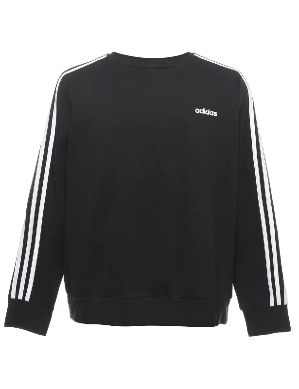 Adidas Plain Sweatshirt - XL Hoodie with Zipper Versatile Modern