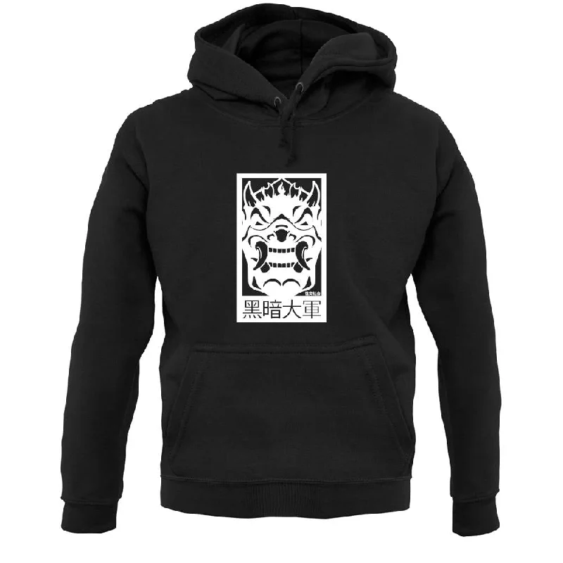 Dark Army Mask Unisex Hoodie Hoodie with Applique Textured Unique