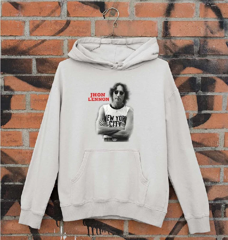 John Lennon Unisex Hoodie for Men/Women Hoodie with Distressed Vintage Worn