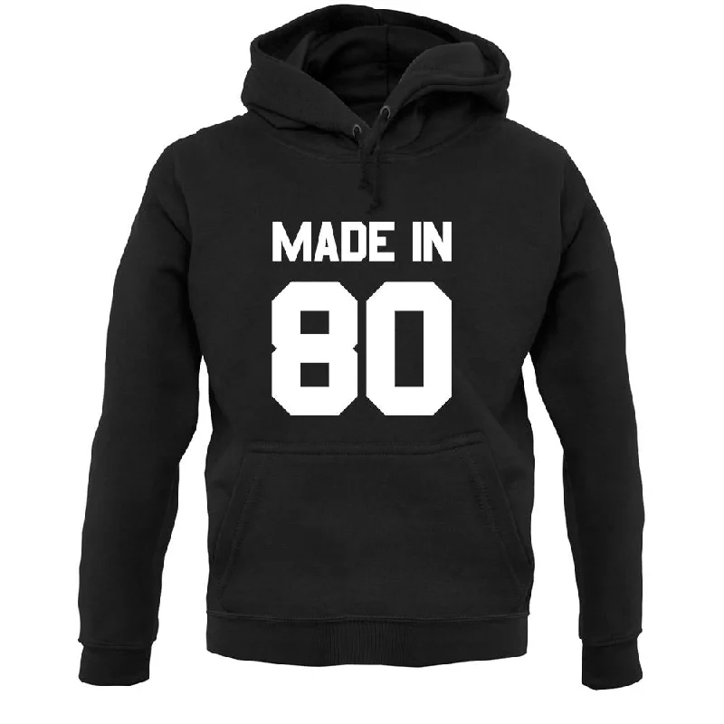 Made In '80 Unisex Hoodie Hoodie with Lining Warm Insulated