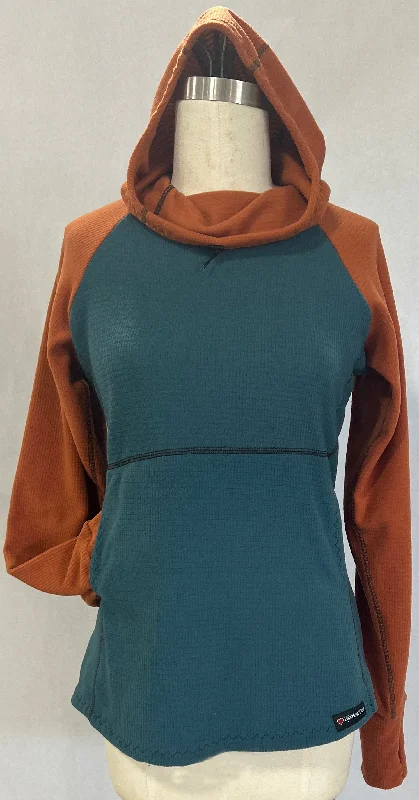 Men's Hoodie - Moroccan w/ Terracotta sleeves & hood Hoodie with Bell Sleeves Flared Feminine