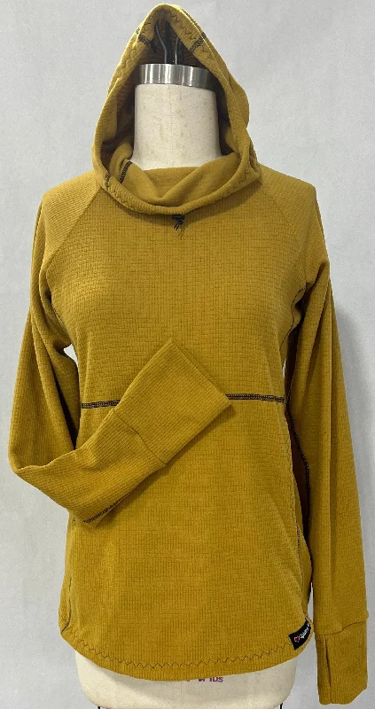 Men's Hoodie - Mustard Hoodie with Elastic Cuffs Stretchable Comfortable