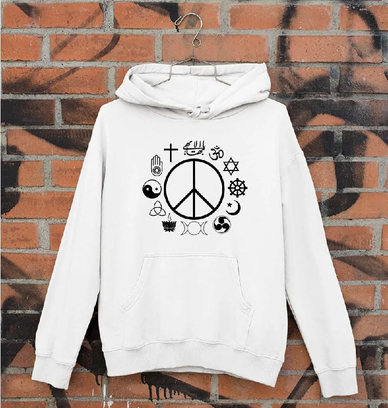 Peace Religious Symbols Unisex Hoodie for Men/Women Hoodie with Logo Branding Identity