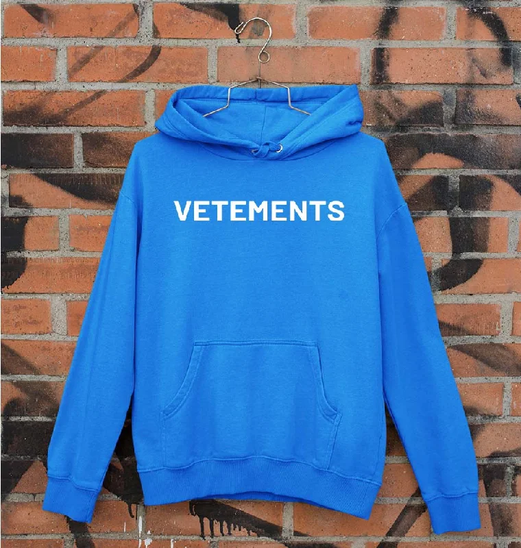 Vetements Unisex Hoodie for Men/Women Hoodie with Cuffed Sleeves Snug Secure