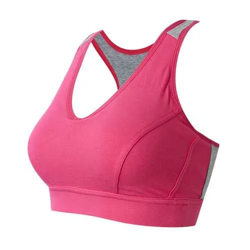 Women Cotton Breathable Push Up Professional Running Sport Yoga Bra Seamless Push-Up Bra