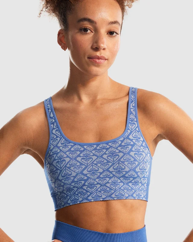 Womens Chill Out Seamless Low Support Sports Bra Seamless Wireless Bra