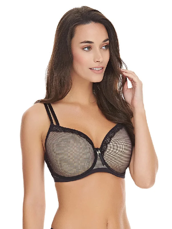 Freya Womens Idol Allure Underwire Moulded Balcony Bra Comfort Fit Bralette