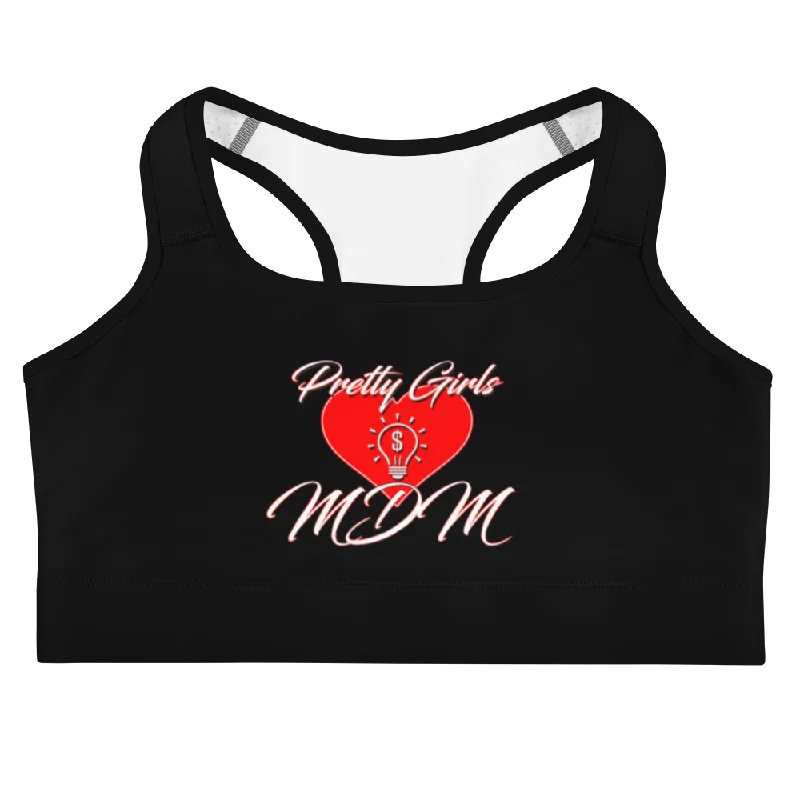 Pretty Girls Love MDM Sports Bra Sexy Mesh Bra