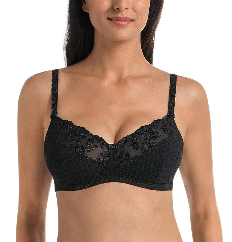 Rosa Faia Women`s Charlize Wirefree Soft Bra Sporty Wireless Bra