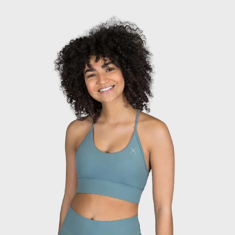 TWL - WOMEN'S PULSE BRA - TROOP BLUE Chic Satin Bra