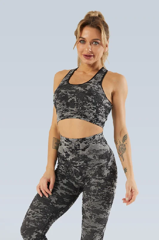 Urban Camo Seamless Racerback Bra Smooth Fit Bra