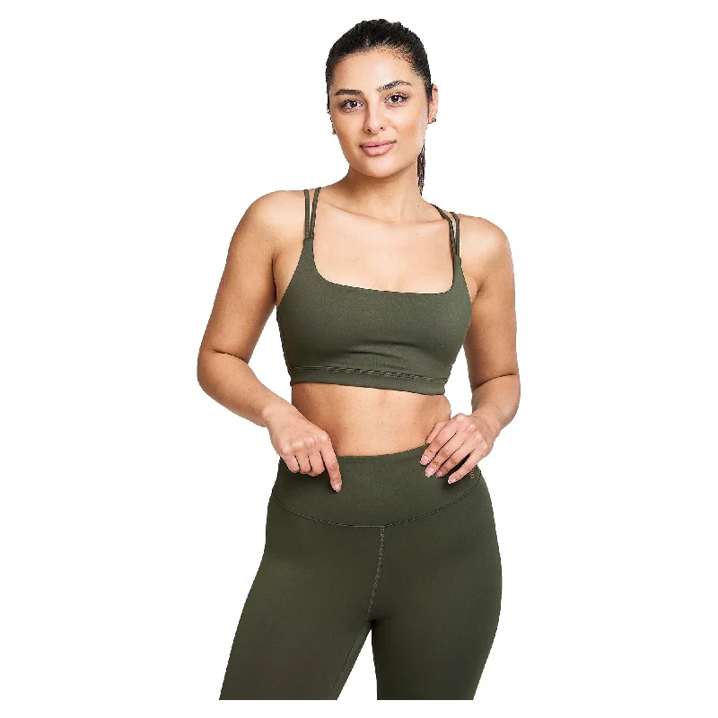 Women's Dinamica Strappy Active Sports Bra Contour Bra Style