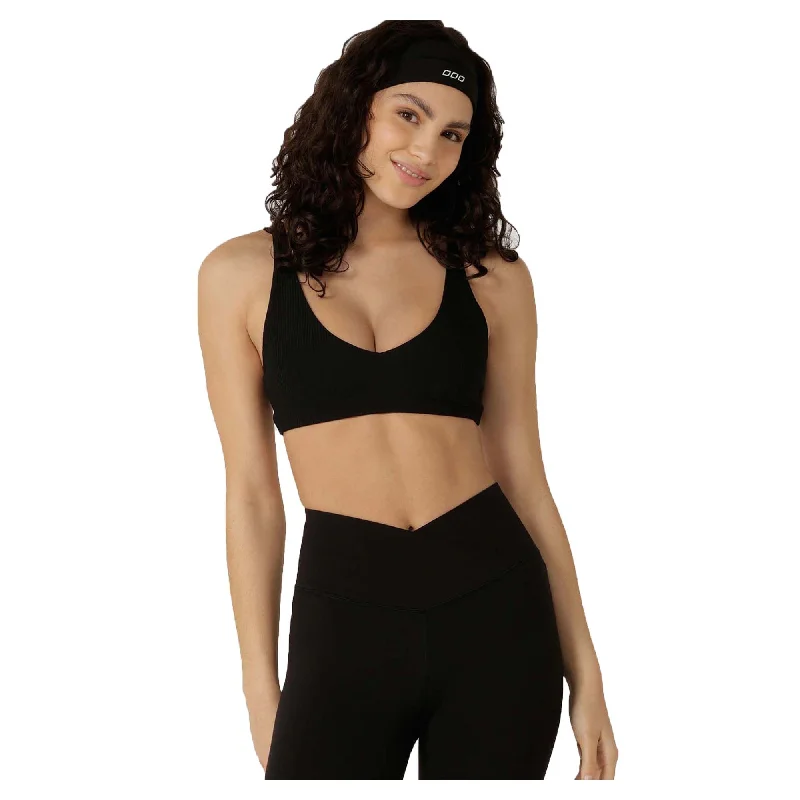 Women's Reform Rib Sports Bra Sporty Wireless Bra