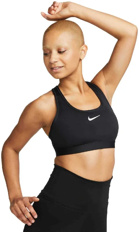 Women's Swoosh Medium Support Padded Sports Bra Comfort Fit Bralette