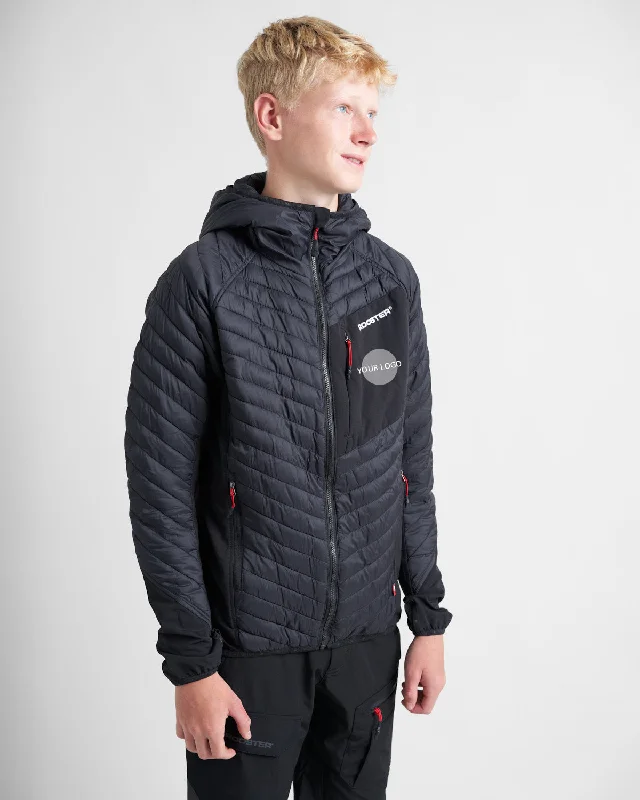 JUNIOR Superlite Hybrid Jacket - Custom Printed Quilted Jacket Puffer Jacket Insulated Jacket