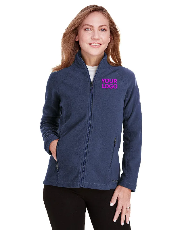 Marmot Ladies Rocklin Fleece Customized Jackets, Artic Navy Satin Fabric Silk Fabric Chiffon Fabric