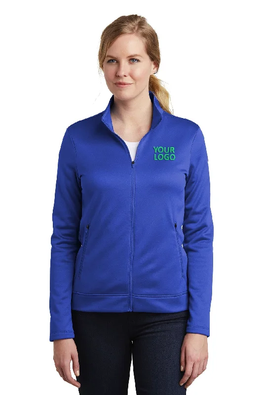 Nike Ladies ThermaFIT Full-Zip Customized Jackets, Game Royal Zippered Jacket Buttoned Jacket Snapped Jacket