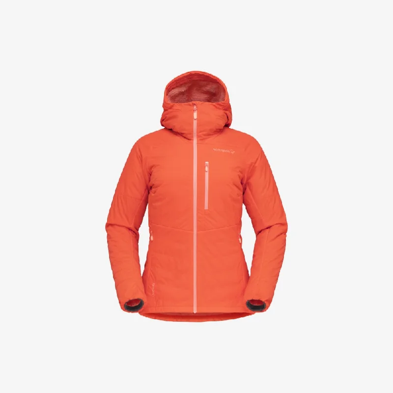 Norrona lyngen Alpha100 Zip Hood Jacket Women's A-Line Jacket Boat Neck Shawl Collar