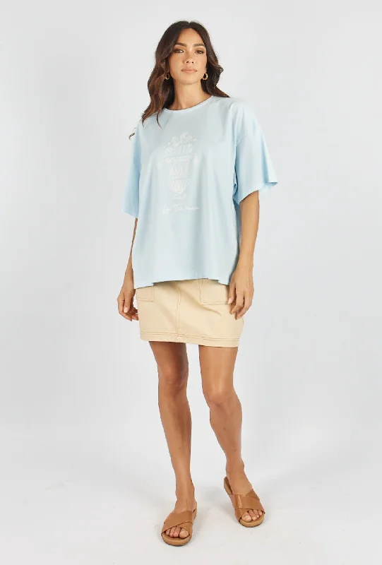 Atrani Mini Skirt linen skirt relaxed