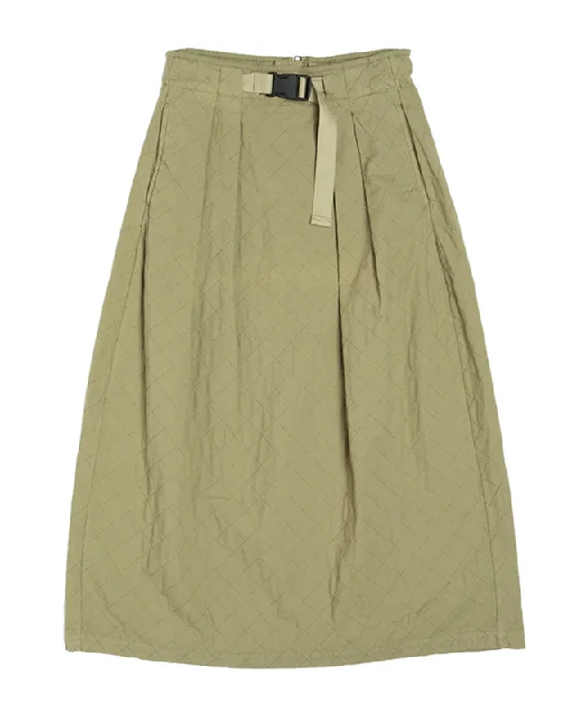 Light Padded tulip Skirt Elmwood ribbed skirt waist