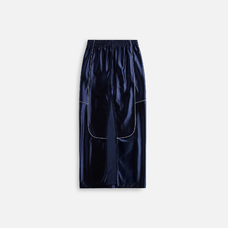 T by Alexander Wang Deconstructed Tube Skirt - Navy Grey denim skirt stylish