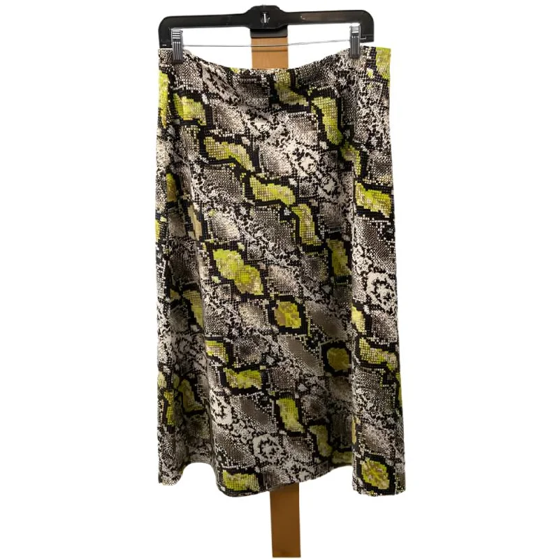 Universal standard Women's Size 10 Yellow Snakeskin Skirt vintage skirt charm